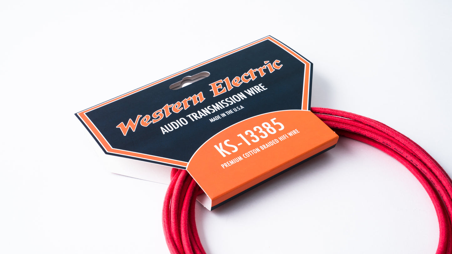 Western Electric High Quality KS13385 Hookup/Speaker Wire 10 AWG Made in the USA (1 Unit = 1 Foot)